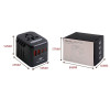 Universal USB Travel Adapters Dimensions
